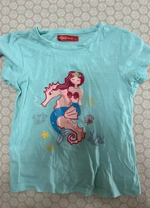 Tee-shirt fille, merk: Tissaia, staat: Heel goed, maat: 4 jaar / 104 cm, € 1,00, € 1,75 inclusief Kopersbescherming