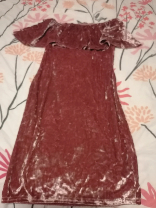 Robe velour M neuve 3