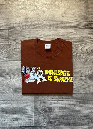 T-shirt Supreme x A. Charles “Knowledge is Supreme” marron SS22 taille M, brand: Supreme, condition: Very good, size: M, €37.00, €39.55 includes Buyer Protection
