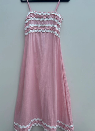 South beach pink midi dress ric rac detail, brand: South Beach, condition: Very good, size: S / 8, £8.00, £9.10 includes Buyer Protection