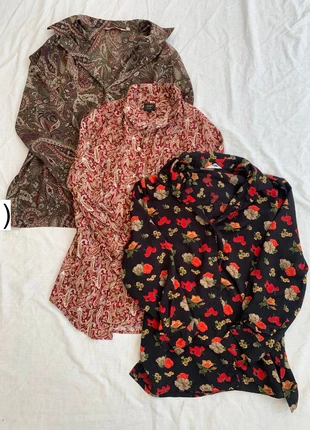 Bundle of vintage 70s button up shirts / blouses x, brand: Vintage, condition: Very good, size: One size, £8.00, £9.10 includes Buyer Protection