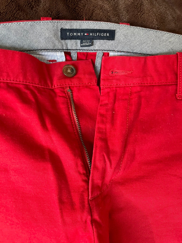 Czerwone spodnie Tommy Hilfiger 2
