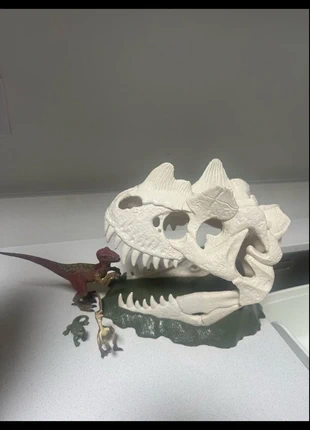 Schleich Large by Skull Trap With Velociraptor,small lizard and Compsognathus Dinosaurs., brand: Schleich, condition: Very good, size: One size, €20.00, €21.70 includes Buyer Protection