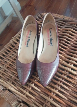 Escarpins bordeaux, marca: Lorena masso, estado: Bom, tamanho: 36, €10.00, €11.20 inclui Proteção do Comprador