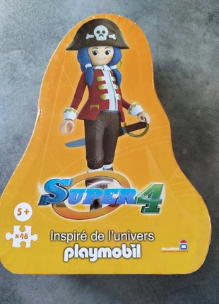 Puzzle playmobil super 4, marque: Dujardin, état: Très bon état, 5,00 €, 5,95 € Protection acheteurs incluse