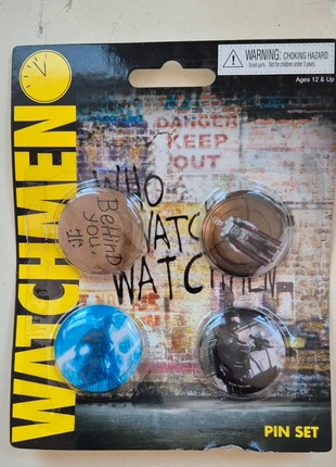 Watchmen 4 Button Set Pins NECA, merk: NECA, staat: Heel goed, maat: Universeel, € 5,00, € 5,95 inclusief Kopersbescherming