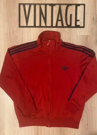Veste Adidas Vintage 2010’s Trefoil Rouge et Bleu Marine - Firebird - Taille L, marke: adidas, zustand: Sehr gut, größe: L, 55,00 €, 58,45 € inklusive Vinted-Käuferschutz