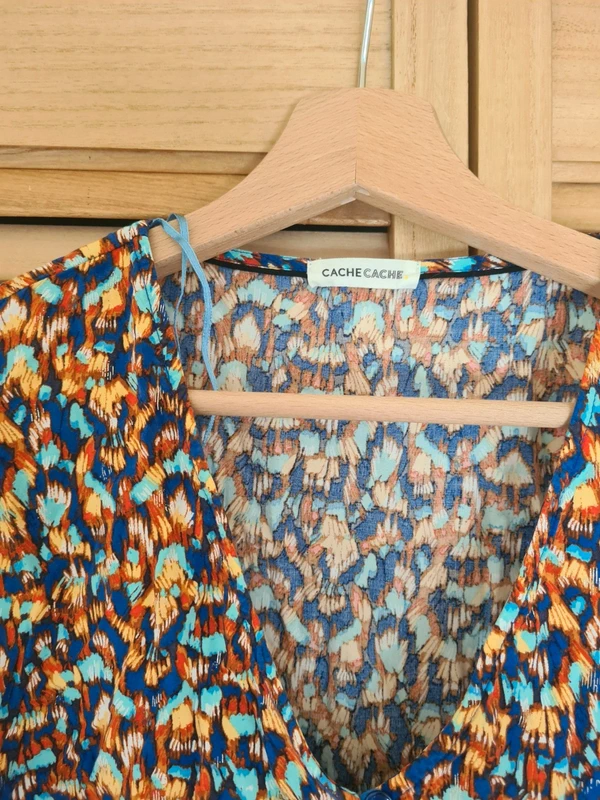 Blouse fluide multicolore Cache Cache - photo numéro 2