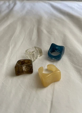 Anillos de colores, marca: Local, estado: Muito bom, tamanho: 16,5 mm Ø / 12, €5.00, €5.95 inclui Proteção do Comprador