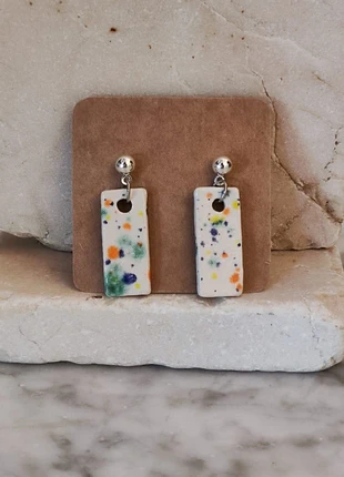 Pendientes colgantes de colores, marque: Artesania, état: Neuf sans étiquette, 8,90 €, 10,05 € Protection acheteurs incluse