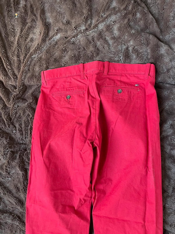 Czerwone spodnie Tommy Hilfiger 3