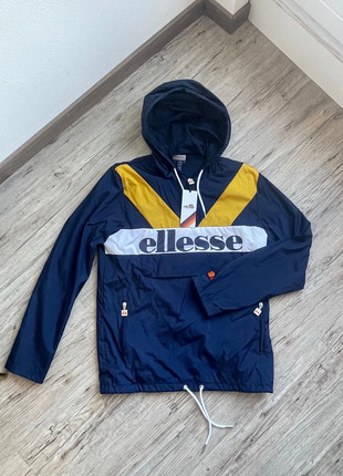 Ellesse windbreaker blue discount