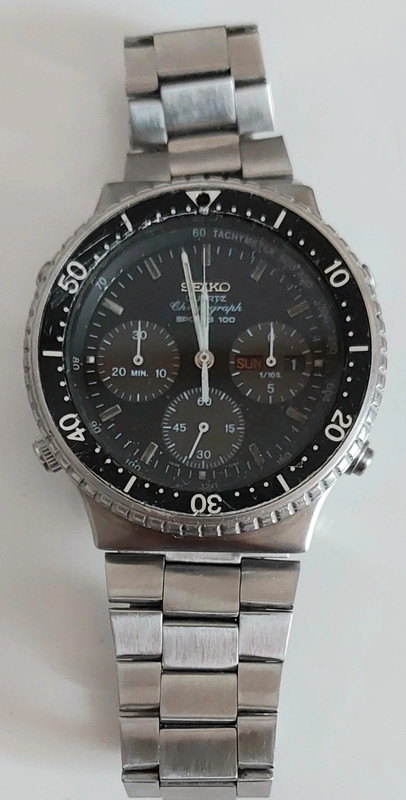 Seiko speedmaster sport 100 quartz 7A38 7075 chrono 1 10 me