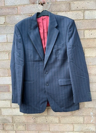 Mens 40 long pinstripe suit jacket, brand: The Label, condition: Very good, size: 40L, £7.00, £8.05 includes Buyer Protection