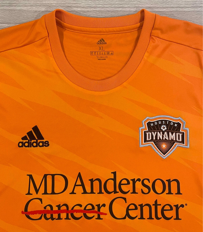 Adidas 2019/20 MLS Houston Dynamo Home Soccer Jersey Orange Men’s Size XL 2