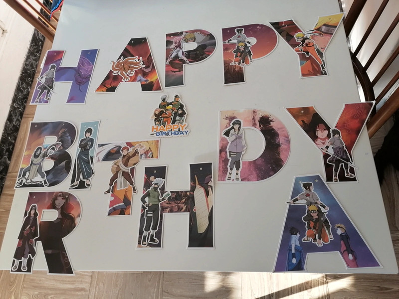 Letras happy birthday de Naruto.Paroles de Naruto joyeux anniversaries. Naruto happy birthday lyrics 1