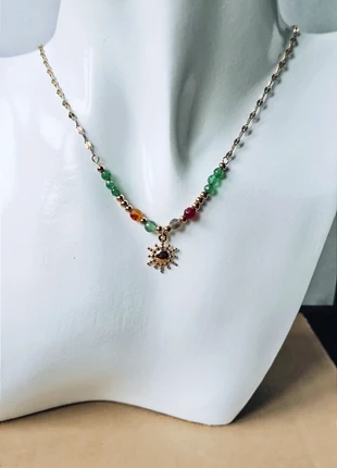 Collier acier inoxydable et perles., brand: Boutique privée, condition: Very good, €15.00, €16.45 includes Buyer Protection Pro