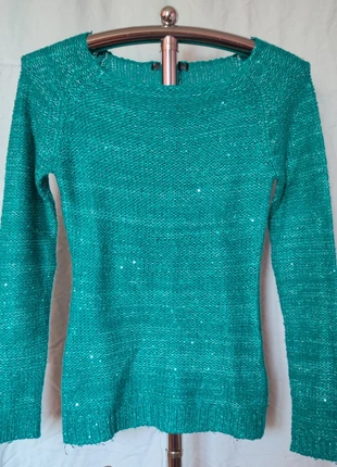 Pull Mim émeraude, marque: Mim, état: Très bon état, taille: XS / 34 / 6, 3,00 €, 3,85 € Protection acheteurs incluse