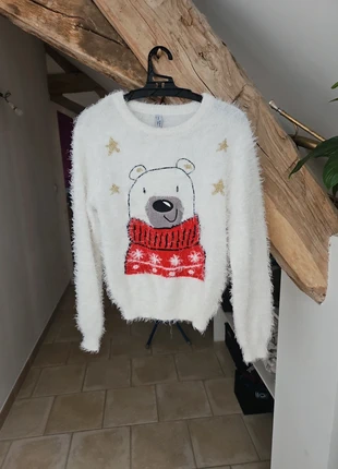 Pull de Noël, marke: Noël, zustand: Gut, größe: 12 Jahre / 152, 3,00 €, 3,85 € inklusive Vinted-Käuferschutz