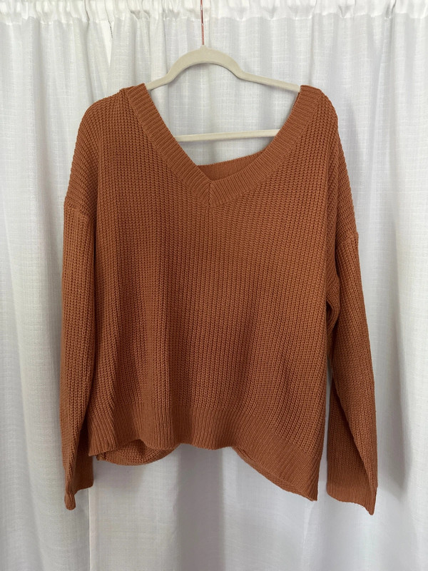 Twist Back Sweater 1