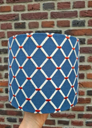 Handgemaakte lampenkap wyber blauw 25 cm doorsnede, état: Neuf sans étiquette, 45,00 €, 47,95 € Protection acheteurs incluse