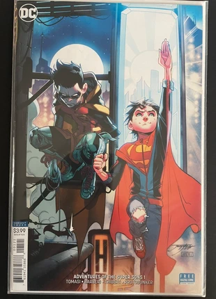 Super Sons #1 variant cover Jon Kent Damian Wayne Superboy Robin DC comics, condition: New without tags, €15.00, €16.45 includes Buyer Protection