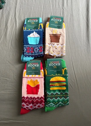 Lot de chaussettes de Noël McDonald’s, marque: McDonald's, état: Neuf avec étiquette, taille: M | 39–42, 7,00 €, 8,05 € Protection acheteurs incluse
