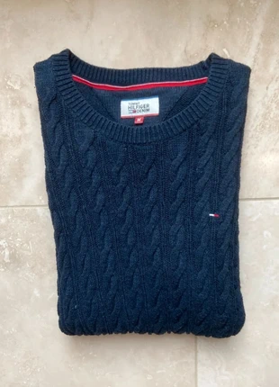 Pull torsadé col rond homme Tommy Hilfiger bleu L, brand: Tommy Hilfiger, condition: Very good, size: L, €19.90, €21.60 includes Buyer Protection