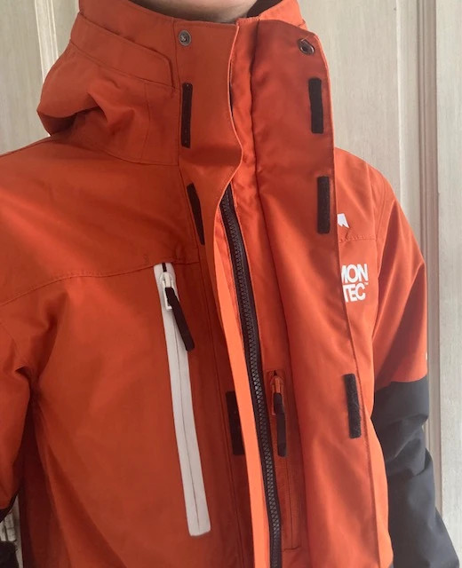 Mon Tec Veste de ski et snowboard orange 5