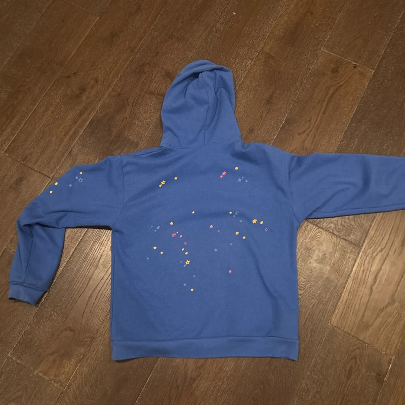 Blue Sp5der hoodie 2