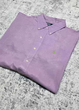 Chemise Ralph Lauren XL Lila Ellington 100% Lin Habillé Old Money Vintage, marke: Ralph Lauren, zustand: Sehr gut, größe: XL, 55,00 €, 58,45 € beinhaltet Vinted-Käuferschutz Pro