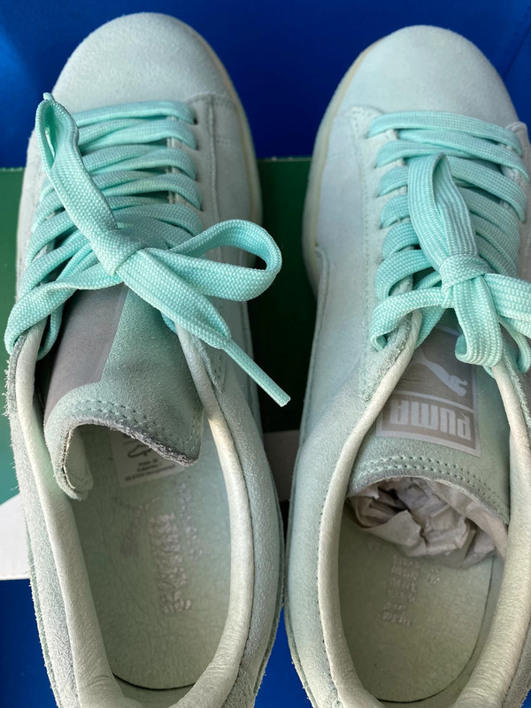 Puma suede vert menthe femme shop