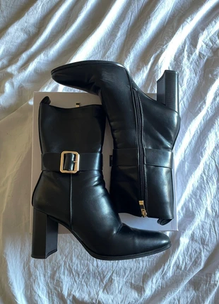 Stivaletti con tacco in pelle nero Poti Pati, marca: Poti Pati, estado: Nuevo sin etiquetas, tamaño: 39, 11,99 €, 13,29 € Protección al comprador incluida