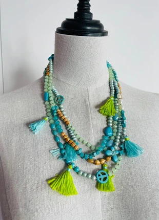 Collier multitangs hippy chic, brand: Market, condition: New without tags, €10.00, €11.20 includes Buyer Protection