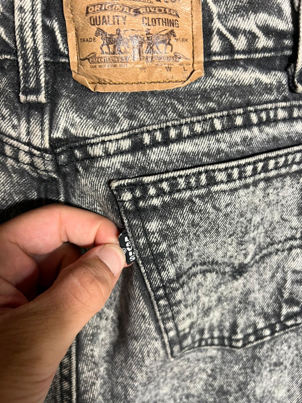 Vintage Levi’s Student Cut Acid Washed Jeans 29 x 30 4