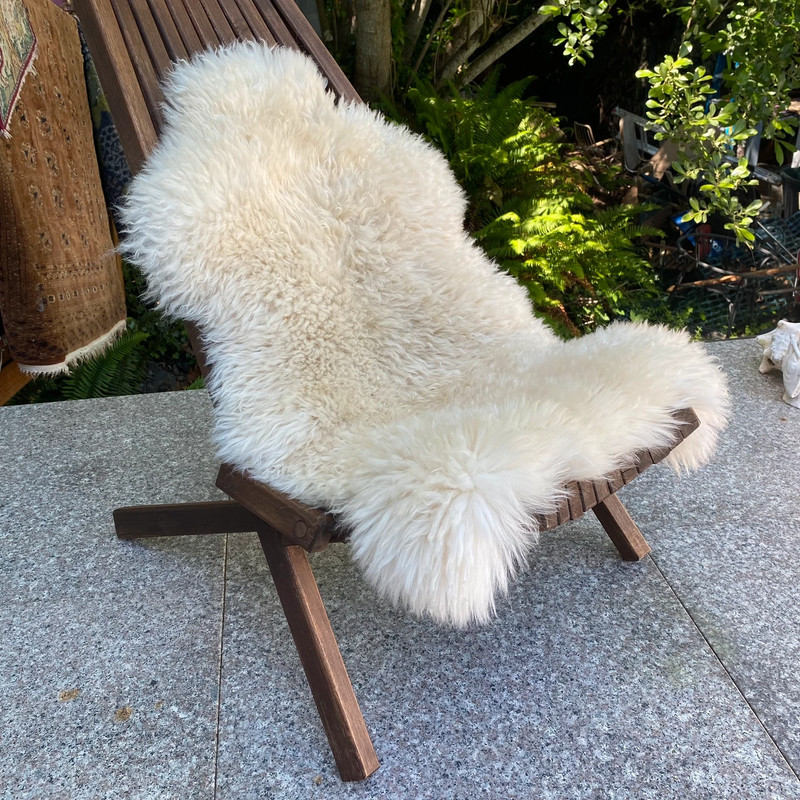 Authentic sheepskin chair cover 1