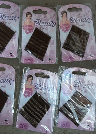 Lot de 6 paquets de 20 pince à cheveux , marque: Beauty, état: Neuf sans étiquette, 6,50 €, 7,53 € Protection acheteurs incluse