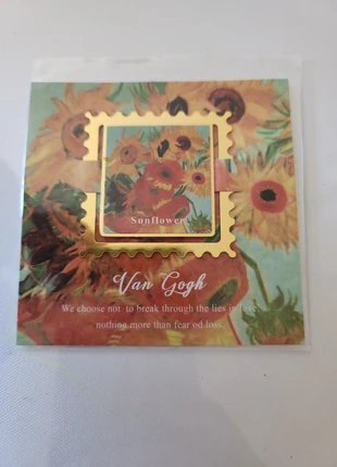 Marque page fleurs, marca: Van Gogh, estado: Novo com etiquetas, €3.50, €4.38 inclui Proteção do Comprador