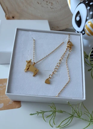 Pendentif et sa chaîne chien corgi moderniste, brand: Corgi Shop, condition: Very good, €12.99, €14.34 includes Buyer Protection