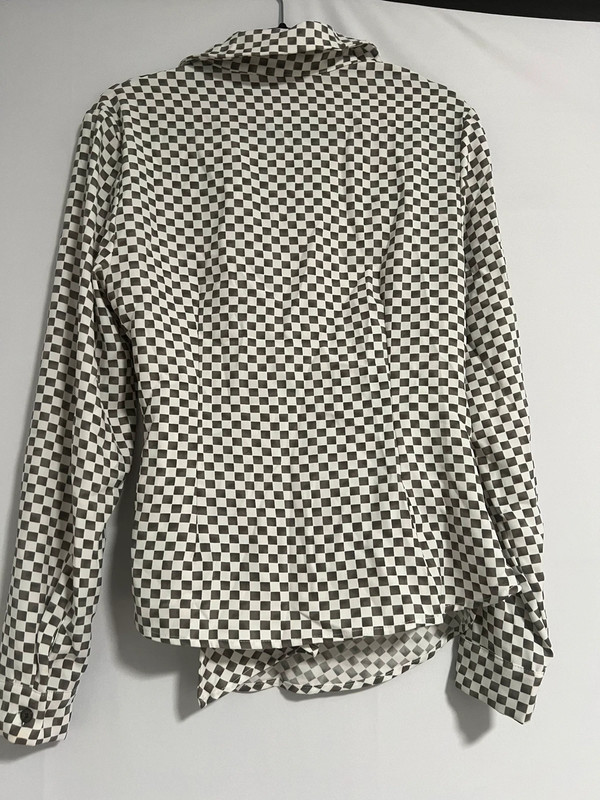 Checker button down shirt 2