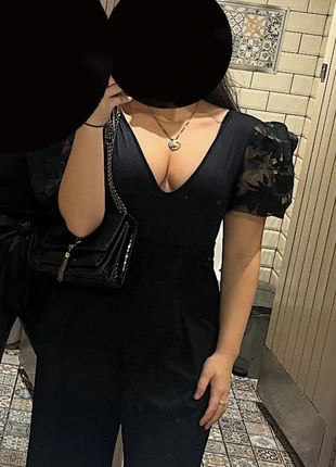 Zara Bodysuit with Puff Sleeves with Lace Detail, brand: Zara, condition: Very good, size: M / 38 / 10, €10.00, €11.20 includes Buyer Protection