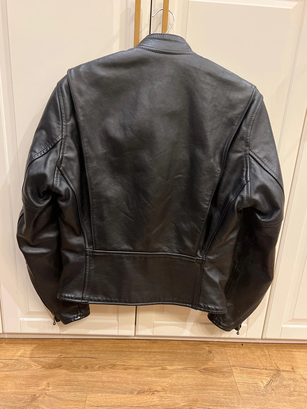 Cafe racer leather jacket 4