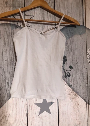 Petit débardeur blanc, brand: Tally Weijl, condition: Very good, size: XXS / 32 / 4, €1.00, €1.75 includes Buyer Protection