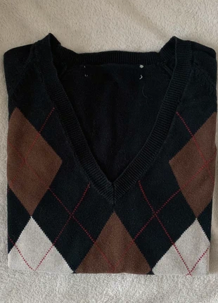 Pull argyle col V, condition: Very good, size: S / 36 / 8, €10.00, €11.20 includes Buyer Protection