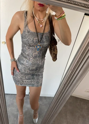 Robe mini imprimée serpent 🐍, brand: Boutique française, condition: Very good, size: S / 36 / 8, €15.00, €16.45 includes Buyer Protection