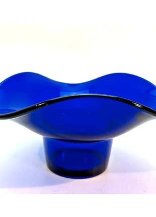 Vintage Sowerby Cobalt Blue Decorative Bowl Bristol Blue Glass Dish/Bowl, brand: SOWERBY, condition: Very good, £16.00, £17.50 includes Buyer Protection Pro