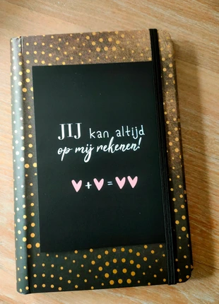 'Jij kan altijd op mij rekenen' schrijfboek a5 , condizioni: Nuovo senza cartellino, €4.00, €4.90 include la Protezione acquisti Pro