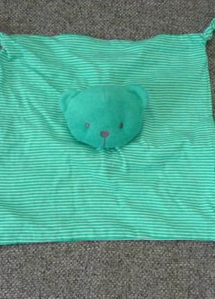 Doudou ours plat Orchestra vert rayé 25x25 cm occasion 1900879 63, marque: Orchestra, état: Très bon état, taille: 1-3 mois / 56 cm, 13,50 €, 14,88 € Protection acheteurs (Pro) incluse