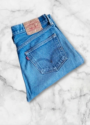 Jean Levi’s 501 Original Straight Leg – Taille 32W 34L, 100% coton, made in Mexico, marque: Levi's, état: Très bon état, taille: W32 | FR 42, 15,00 €, 16,45 € Protection acheteurs incluse
