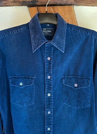 Chemise bleu vintage velours côtelé taille M., marca: the men’s shop, estado: Muito bom, tamanho: M, €15.00, €16.45 inclui Proteção do Comprador